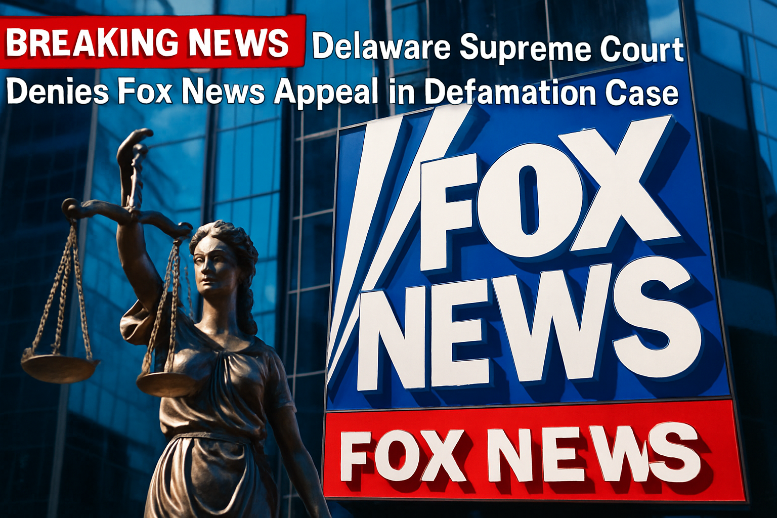 Delaware Supreme Court Denies Fox News Appeal in Defamation Case